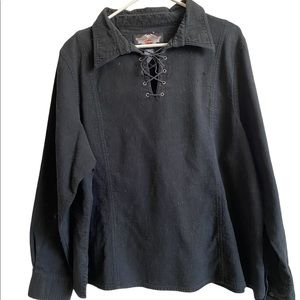 VINTAGE HARLEY DAVIDSON TIE UP TOP
